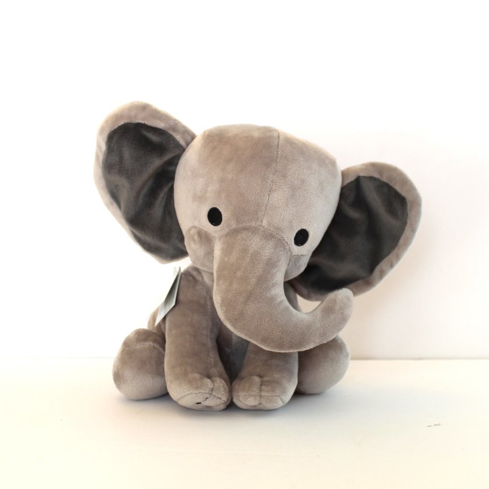 Humphrey Elephant Plush Choo Choo Gray Stuffed Animal 10" Bedtime Origin…